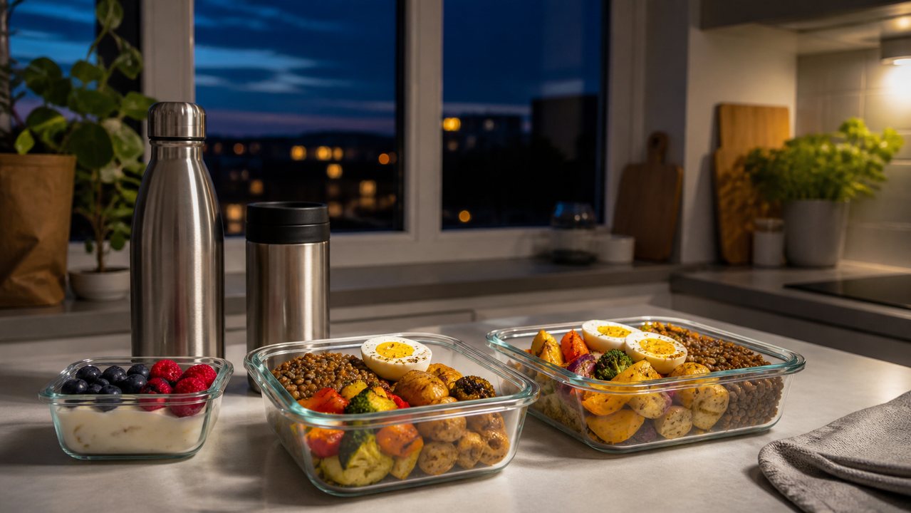 Gesund essen bei Schichtarbeit: Mahlzeiten praktisch planen