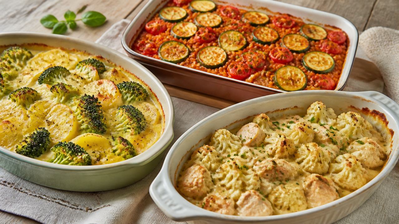 Gesunde Aufläufe: 3 gemüsereiche Rezepte für jeden Tag
