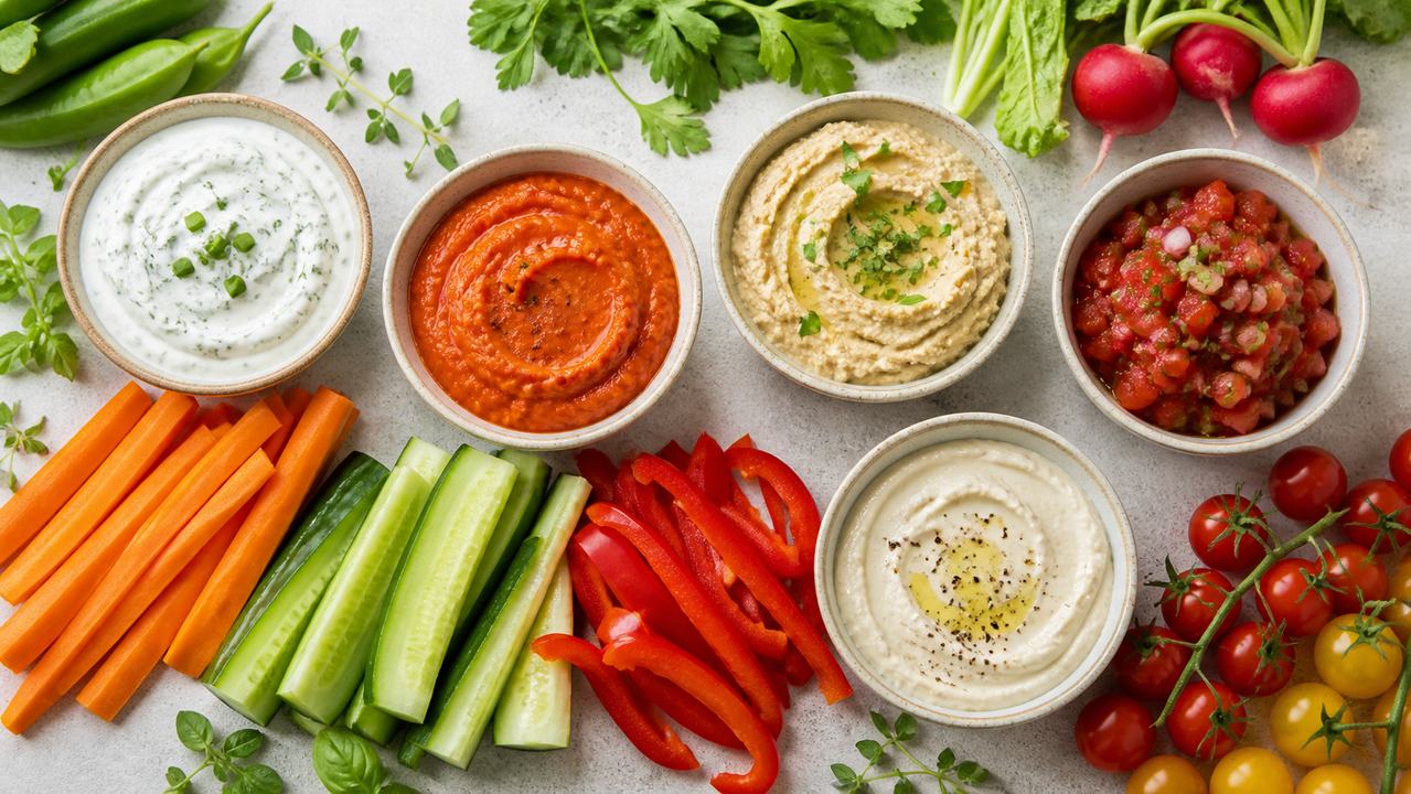 Gesunde Dips und Soßen: 5 schnelle Rezepte ohne Fertigprodukt