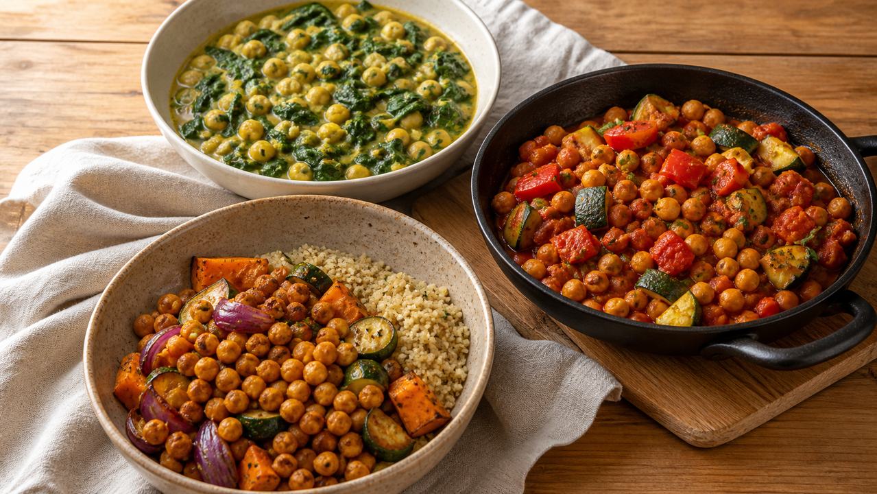Kichererbsen-Rezepte: 3 schnelle Abendessen aus dem Vorrat