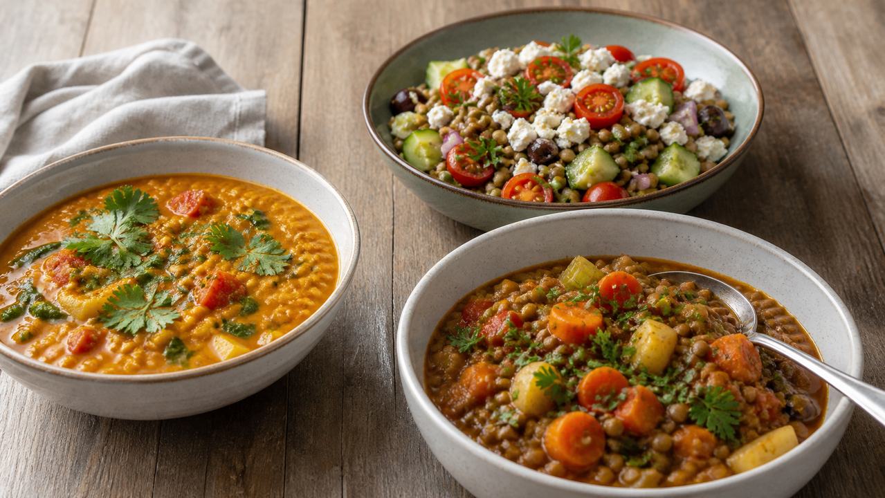 Linsenrezepte zum Abnehmen: 3 sättigende Alltagsgerichte