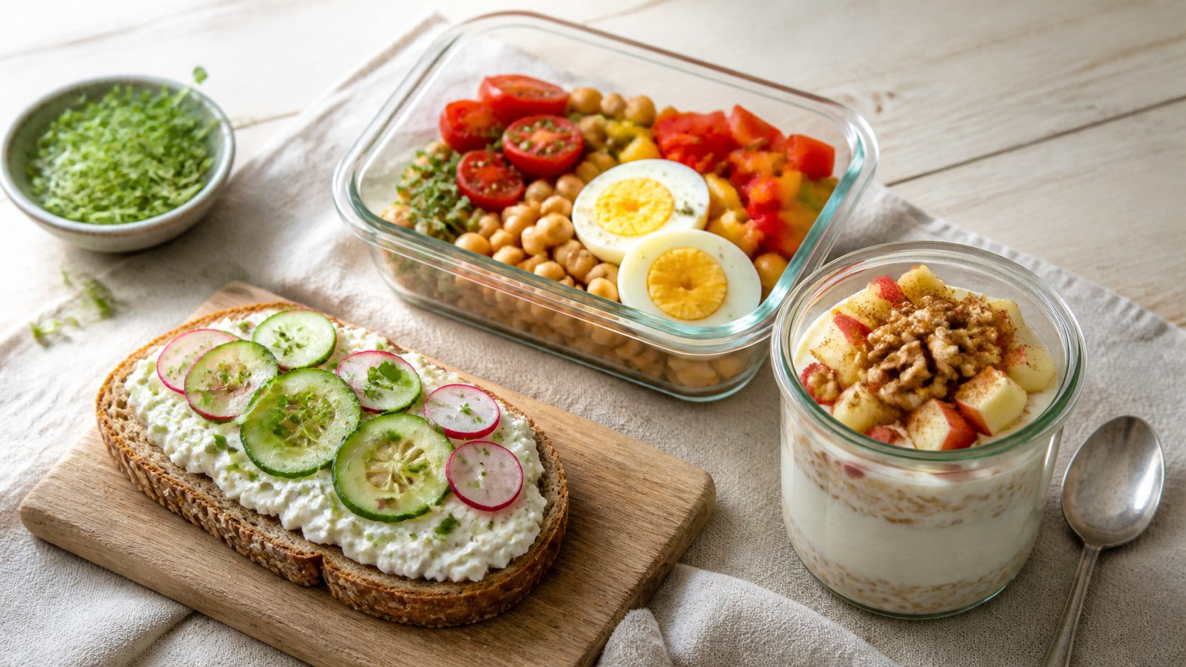 Proteinreiche Brotzeit: 3 schnelle Ideen ohne Proteinpulver