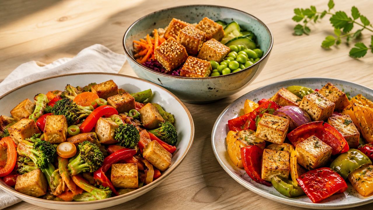 Tofu-Rezepte zum Abnehmen: 3 knusprige Gemüsegerichte