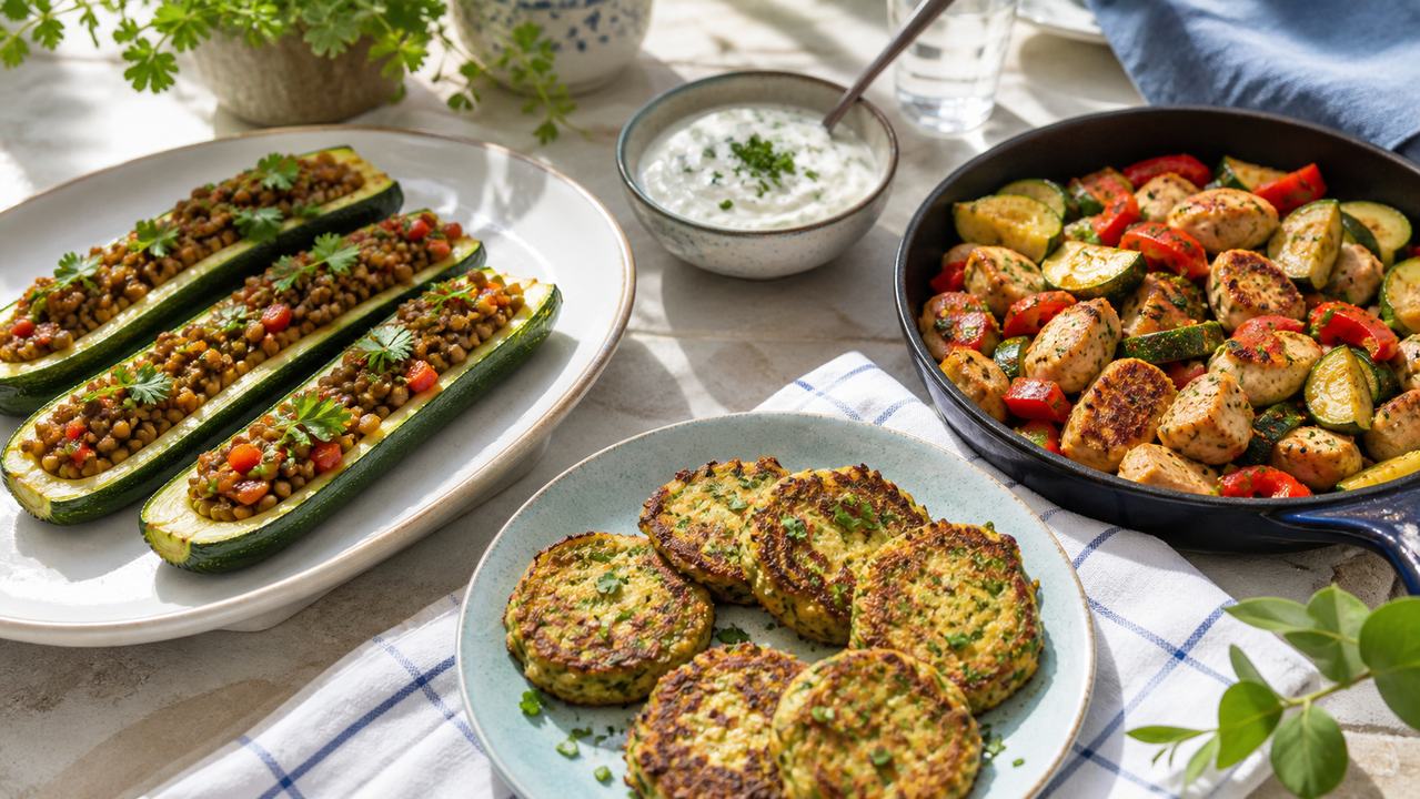 Zucchini-Rezepte: 3 leichte Gerichte mit viel Geschmack